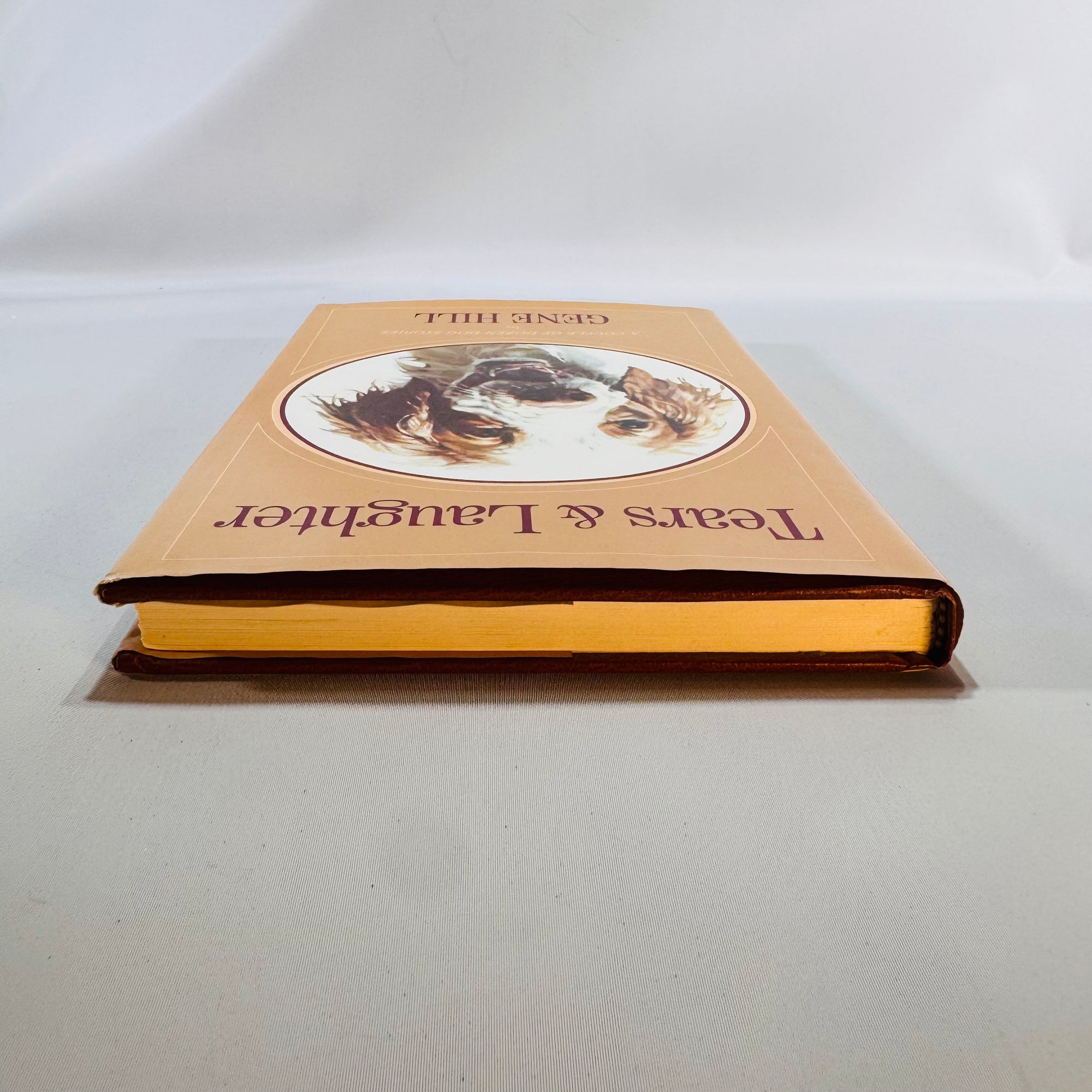 Tears & Laughter by Gene Hill | A Couple of Dozen Dog Stories | Vintage Hardcover with Dust Jacket | Free Shipping