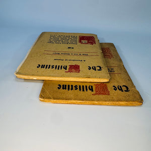 Arts and Crafts Literary Satire Ephemera — The Philistine: A Periodical of Protest 2-Issue Lot 1913 & 1914 — Elbert Hubbard | Roycroft Booklets, American Arts and Crafts Movement