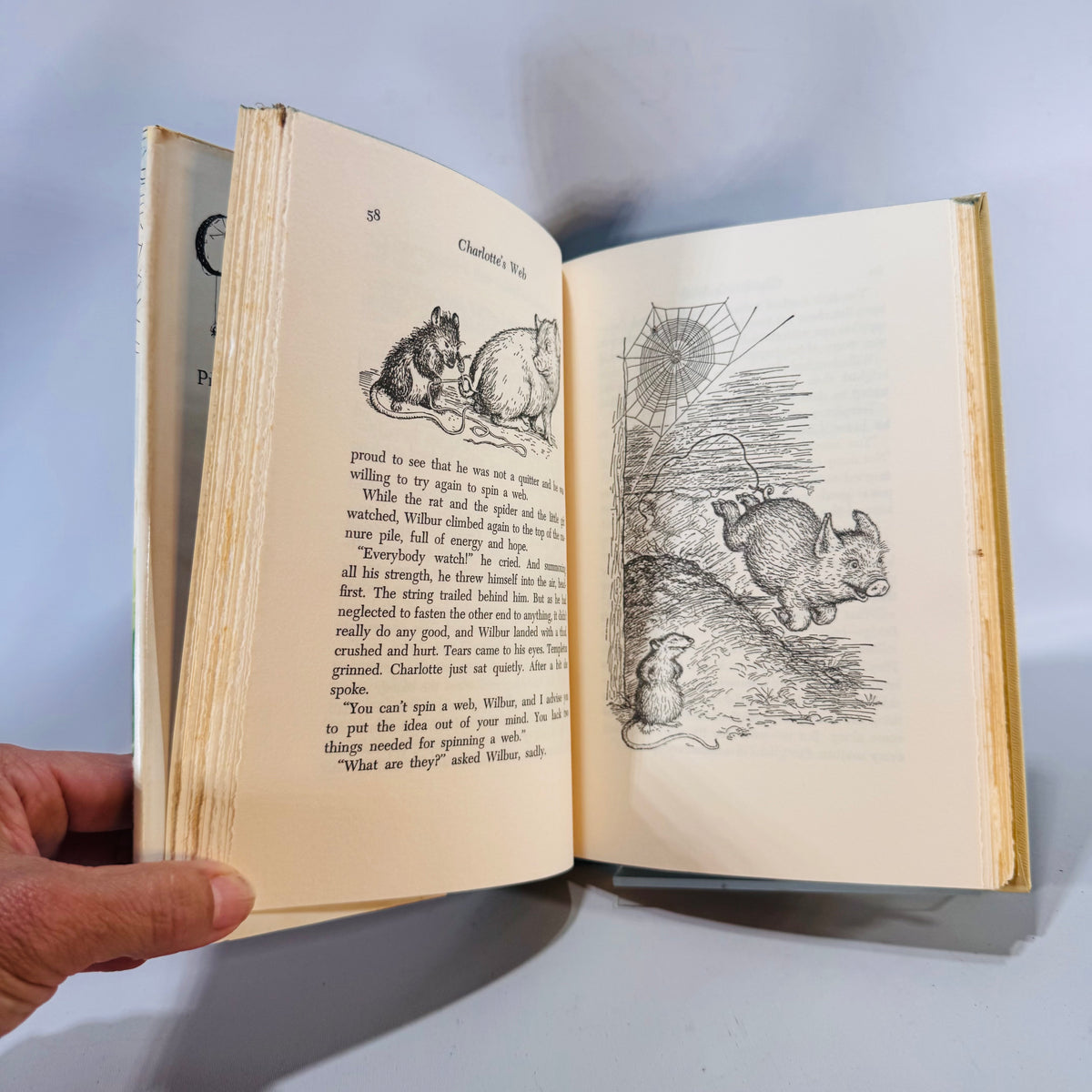 Charlotte’s Web — E. B. White, Illustrated by Garth Williams | Book Club Edition Hardcover with Dust Jacket