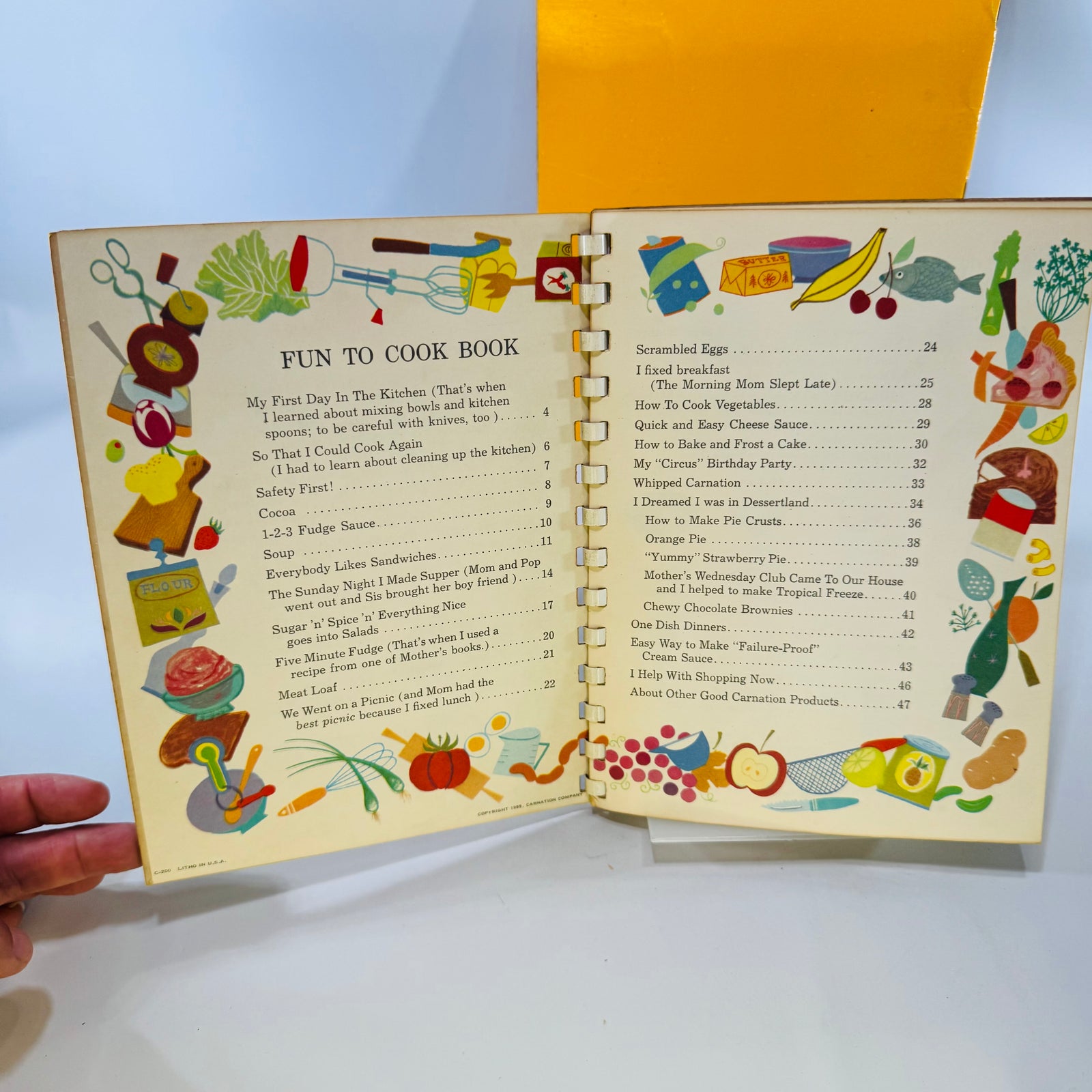 Fun to Cook Book 1955 and Buddy's No-Cook Cookbook 1980 Lot