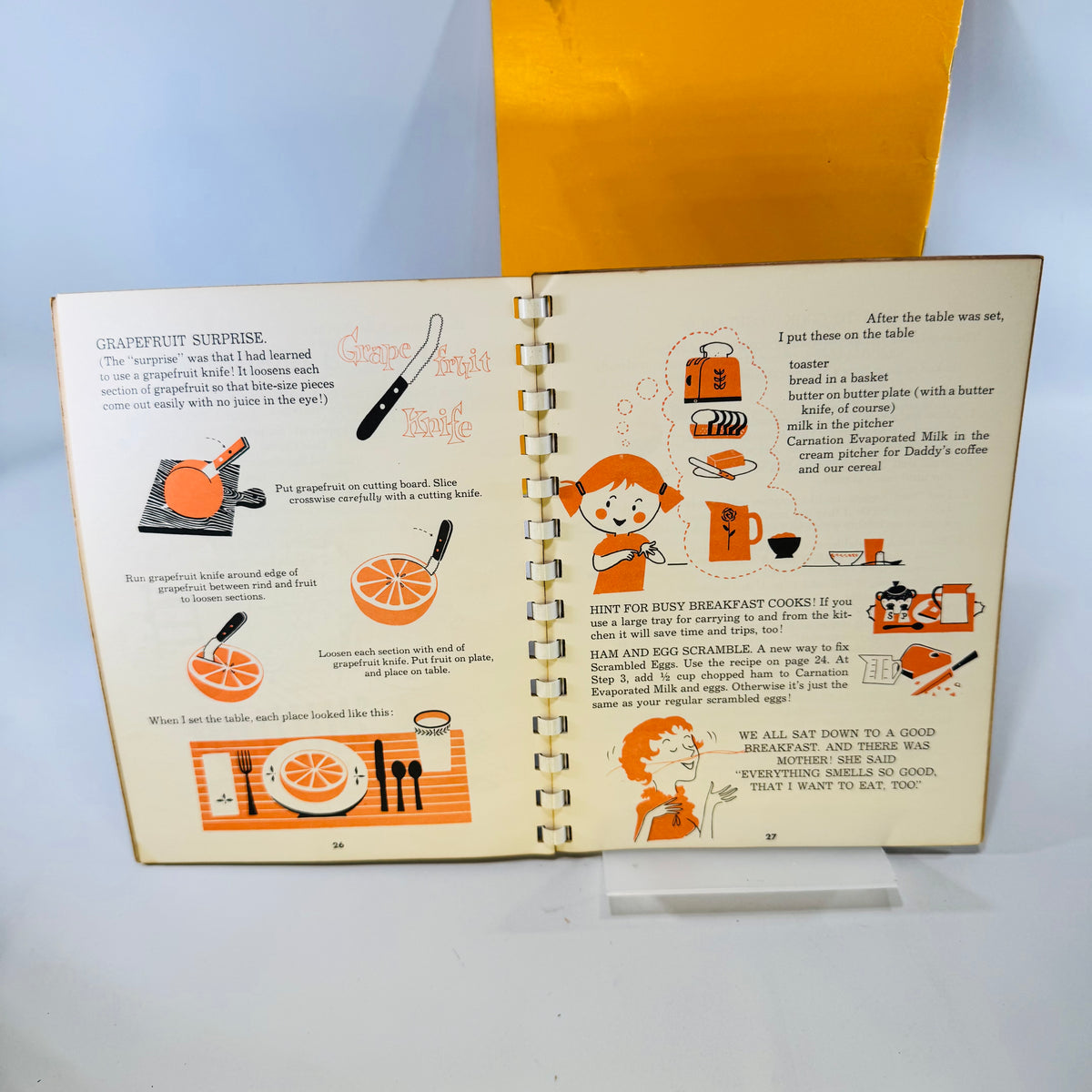 Fun to Cook Book 1955 and Buddy's No-Cook Cookbook 1980 Lot