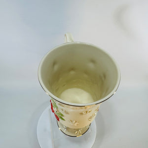 Lenox Very Merry Christmas Mug Tree Footed Ivory China 24K Gold Trim Not Personalized Discontinued 2009