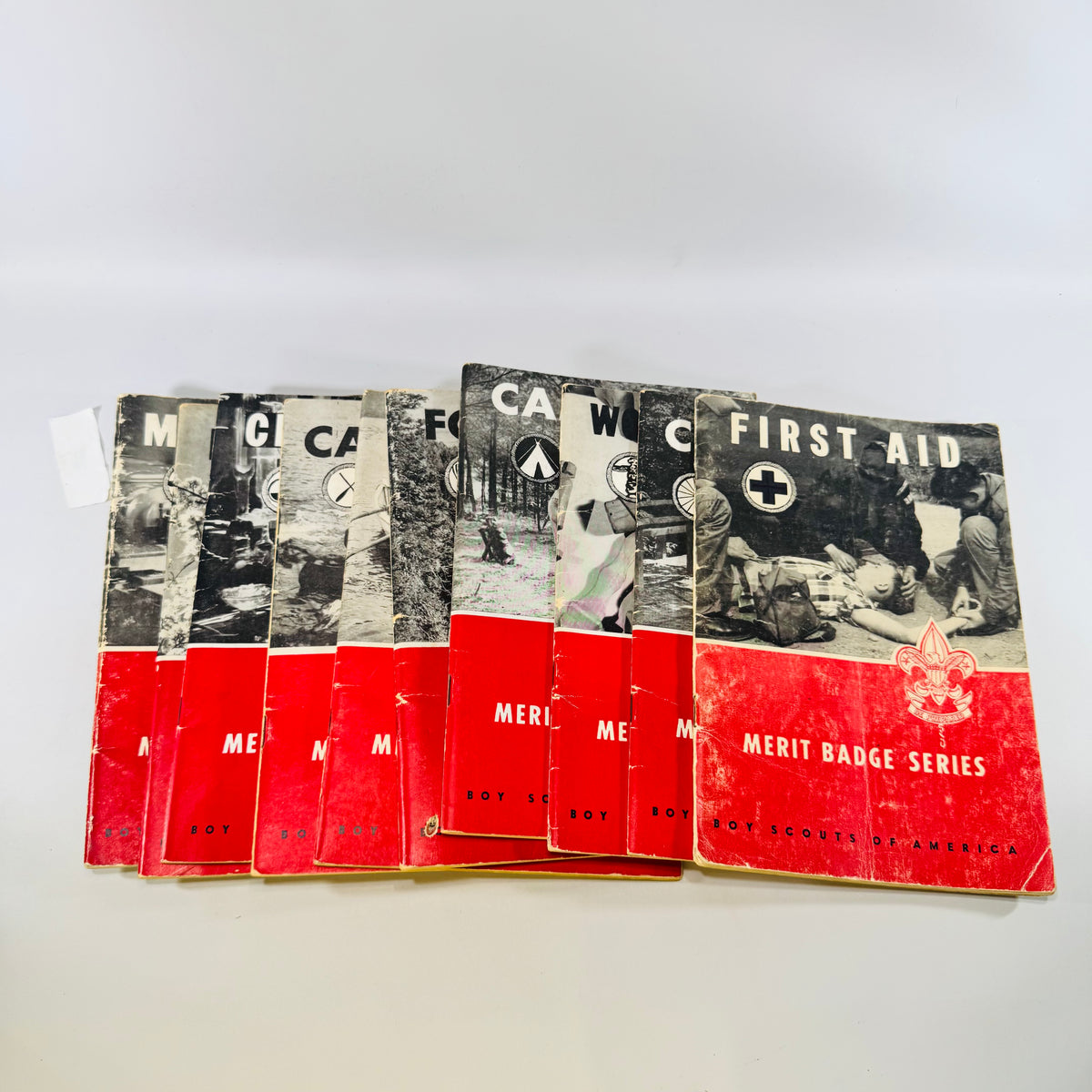 Boy Scouts of America Merit Badge Series Lot of 10 1949 to 1962