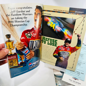 1999 NASCAR Jeff Gordon Daytona 500 Magazine Ephemera Lot