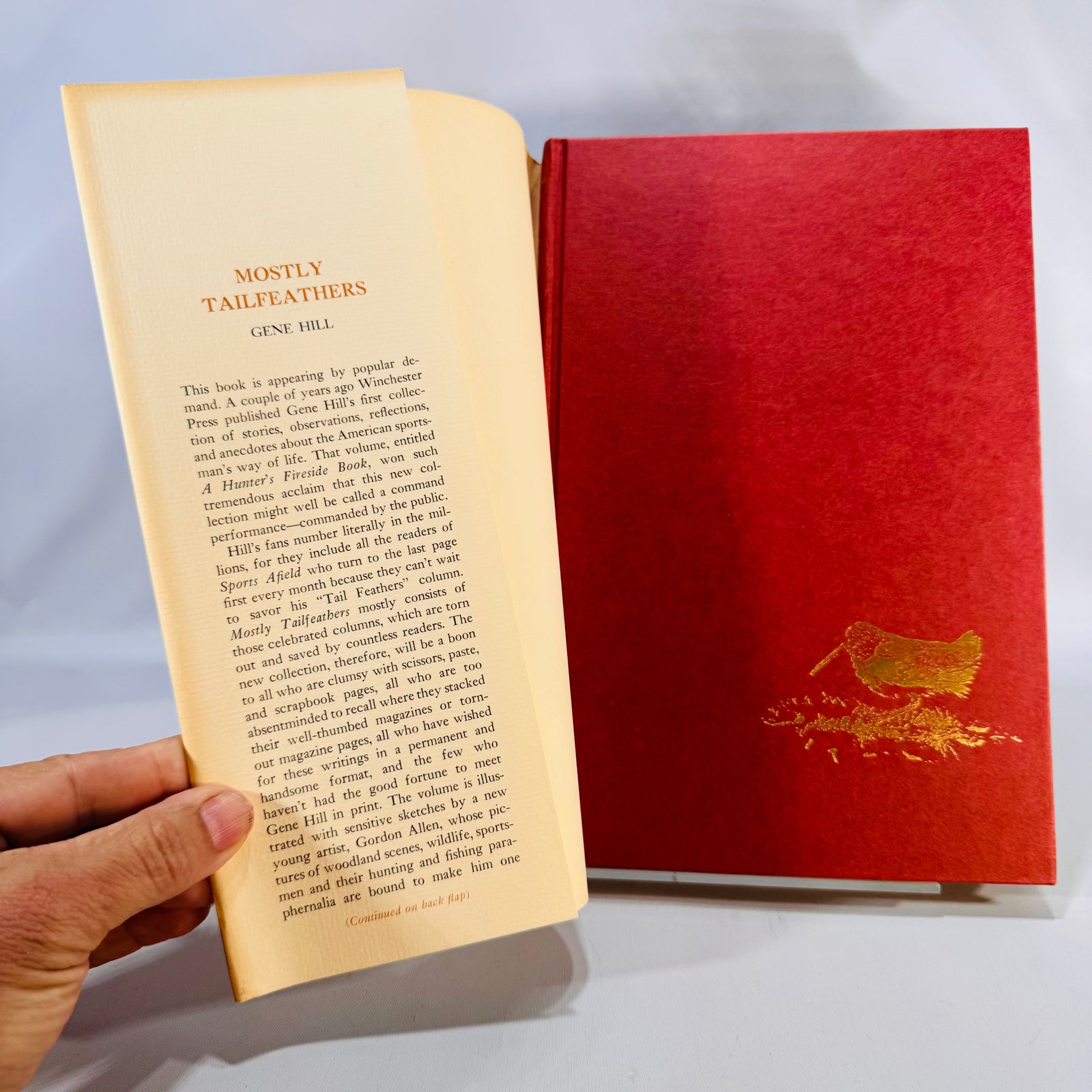 Mostly Tailfeathers — Sporting Essays & Outdoor Literature by Gene Hill | Winchester Press HC w/ Dust Jacket