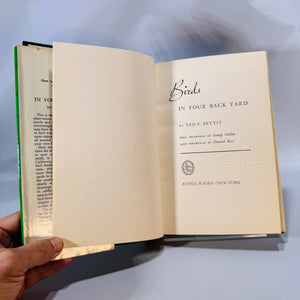 Backyard Birding Field Guide — Birds in Your Back Yard (mid-century reprint) — Ted S. Pettit | Illustrated HC w/ Dust Jacket, Nature