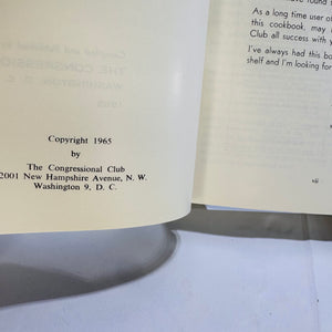 The Congressional Cookbook Collection (1965-1968), Signed and Historical Cookbooks