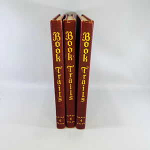 Book Trails Volumes 4, 5 & 6- 1946 Illustrated Hardcover Set