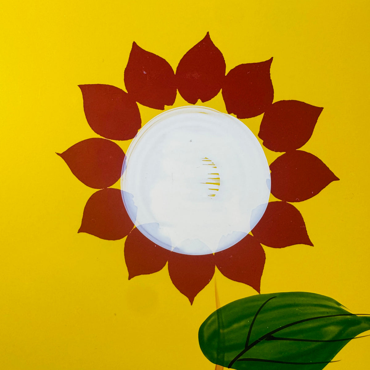 Vintage DABS Melamine Snack Trays Set of 4, 1960s Flower Power Rectangular Plates, Retro Daisy Serving Trays, 8x5 Japan