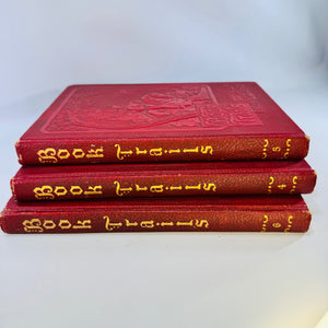 Book Trails Volumes 4, 5 & 6- 1946 Illustrated Hardcover Set