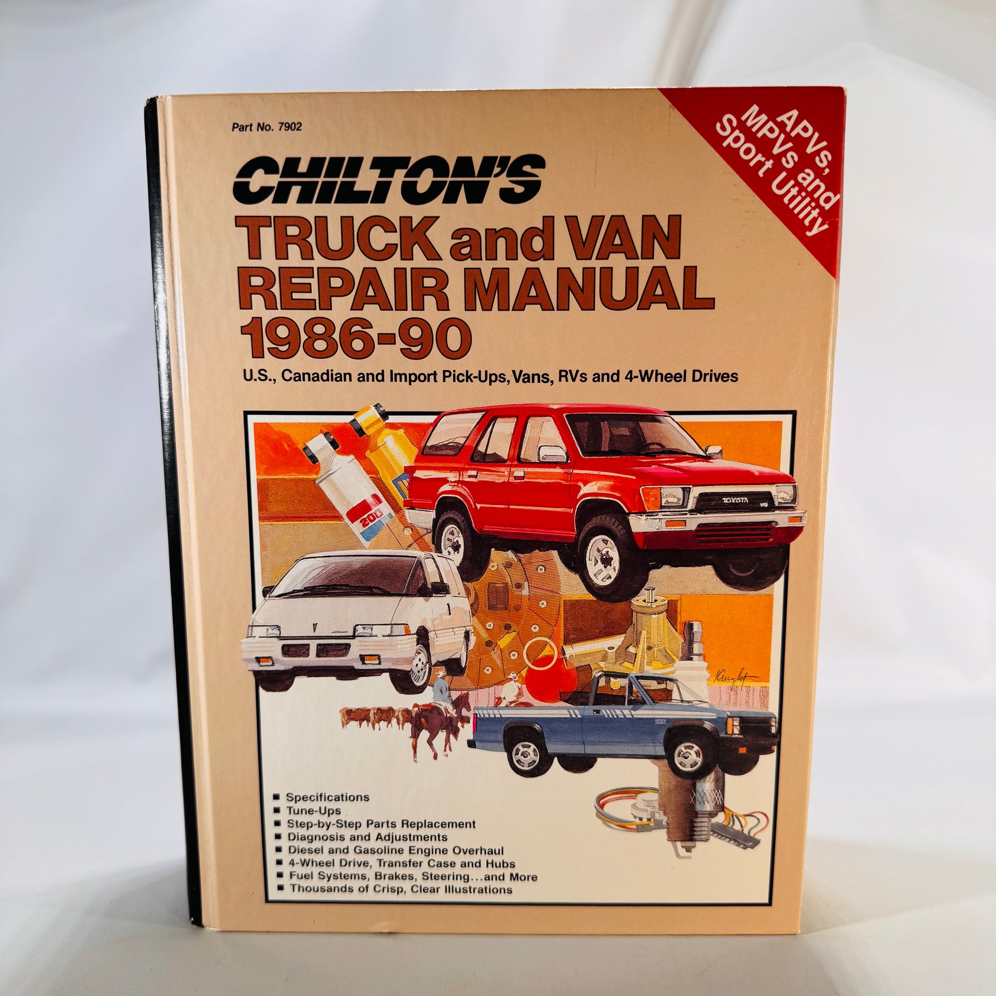 Automotive Repair Manual — Chilton’s Truck and Van Repair Manual 1986–90 (coverage 1986–90) — Chilton Book Company | Part No. 7902, Automotive Repair