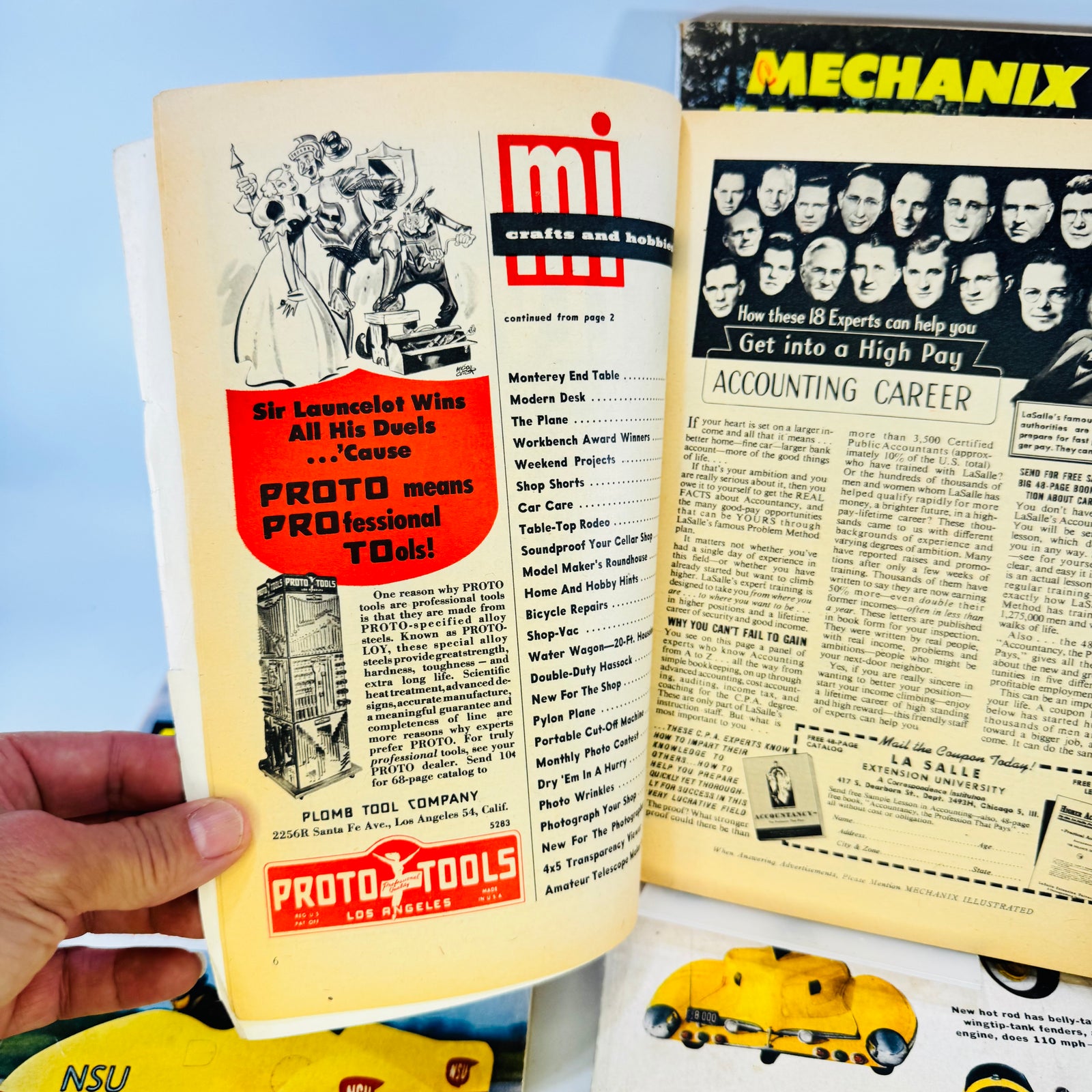 Mechanix Illustrated February to May 1952 Magazine Lot of 4