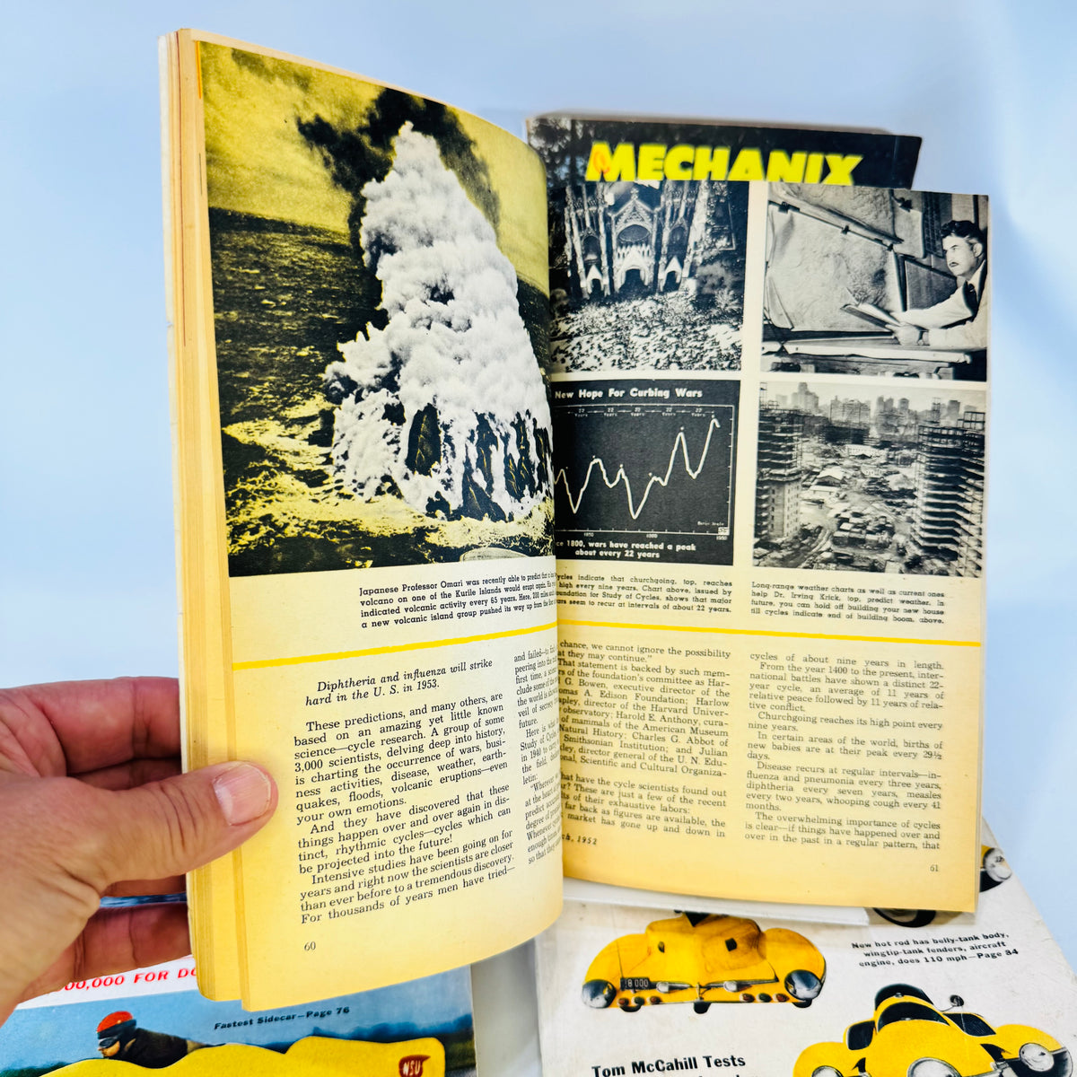 Mechanix Illustrated February to May 1952 Magazine Lot of 4