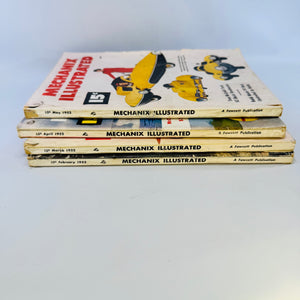 Mechanix Illustrated February to May 1952 Magazine Lot of 4