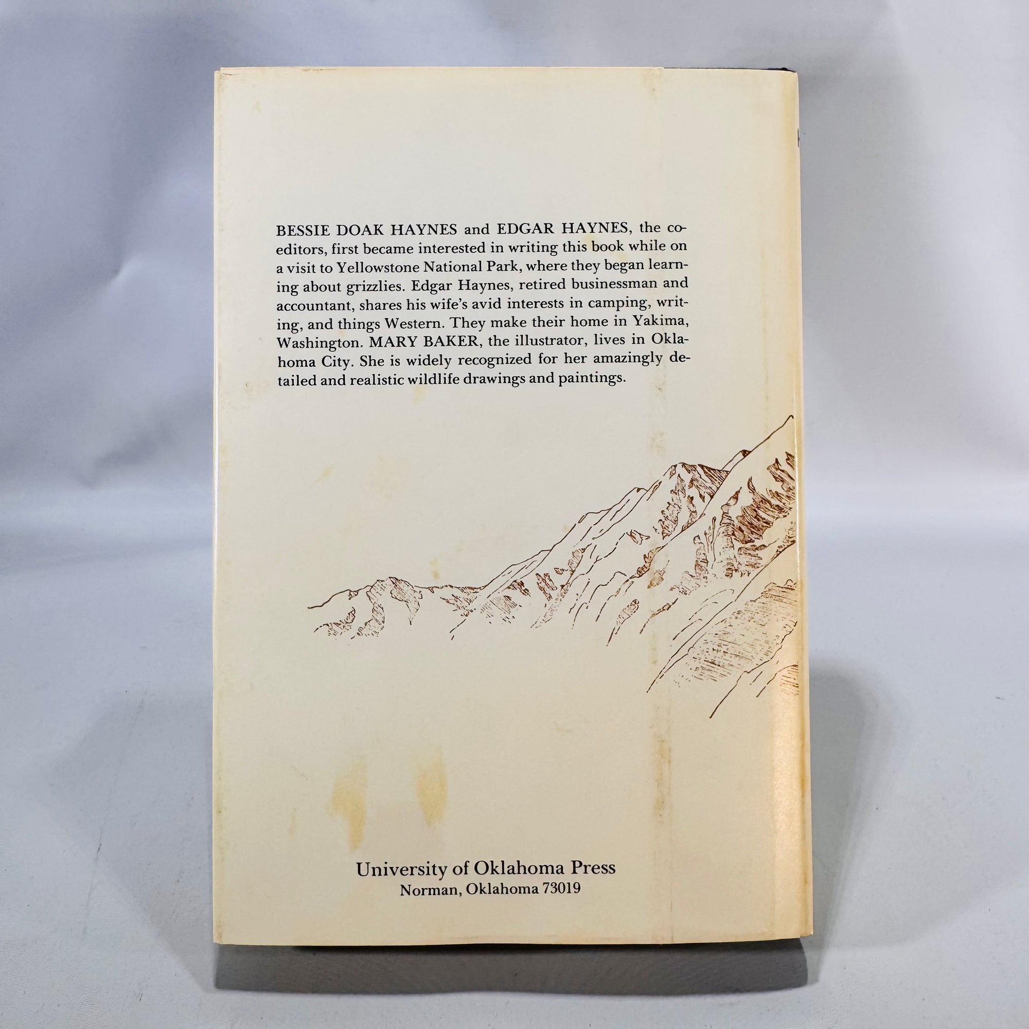 The Grizzly Bear (1966/1979) — Portraits from Life | Haynes, Univ. of Oklahoma Press, Illustrated, DJ