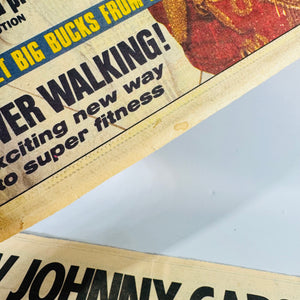 Vintage Michael Jackson Tabloid Pair — Globe Feb. 7, 1984 & Star Feb. 21, 1984 — Brooke Shields Cover Stories, Pop Culture / Celebrity Tabloid