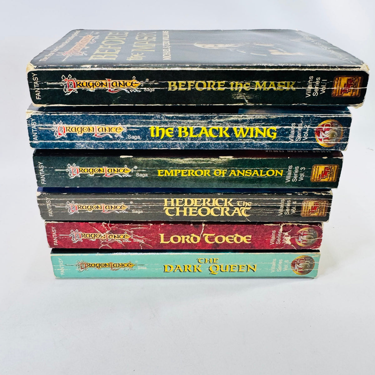 Dragonlance Villains Series Volumes 1 to 6 Complete TSR Set