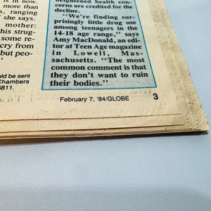 Vintage Michael Jackson Tabloid Pair — Globe Feb. 7, 1984 & Star Feb. 21, 1984 — Brooke Shields Cover Stories, Pop Culture / Celebrity Tabloid