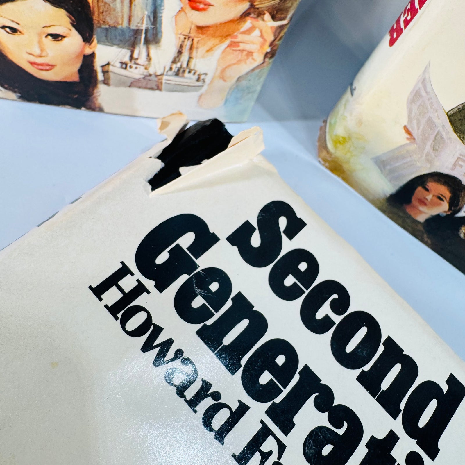 Vintage Historical Fiction Howard Fast Trilogy Bundle — The Immigrants, Second Generation & The Immigrant’s Daughter (1977–1985) — Houghton Mifflin | Family Saga