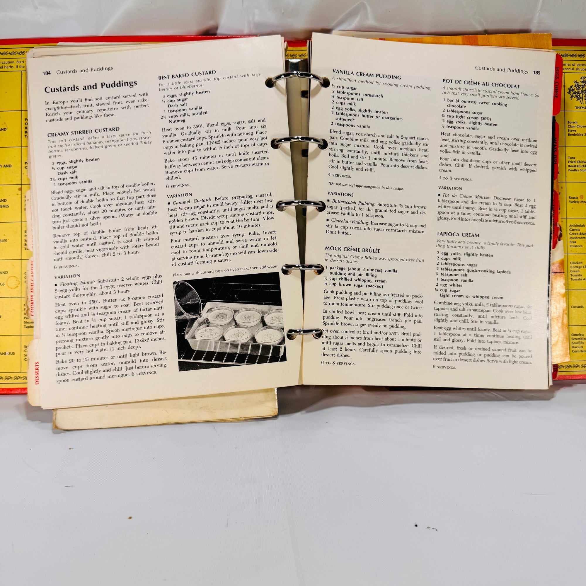 Betty Crocker's Cook Book 1969 5 Ring Binder Version as Found