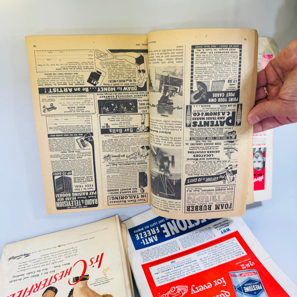 Vintage Science Magazine Bundle 1942 1946 1950 Popular Science