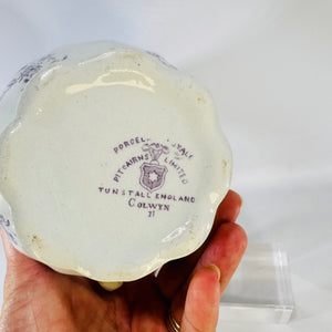 Pitcairns Limited Colwyn 11 Victorian Transferware Pitcher 1894 to 1901