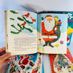 Vintage Christmas Children’s Book Bundle — Jingle Bells, Frosty the Snow Man, Santa’s Toy Shop & My First Picture Book of Christmas Carols — Little Golden Books + Rand McNally | Holiday Picture Books, Children’s Christmas Picture Books / Holiday Stories
