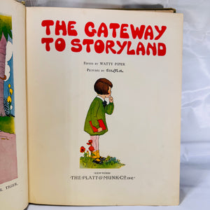 The Gateway to Storyland Star Edition editied by Watty Piper pictures by Eulalie 1925 The Platt & Munk Co. Inc