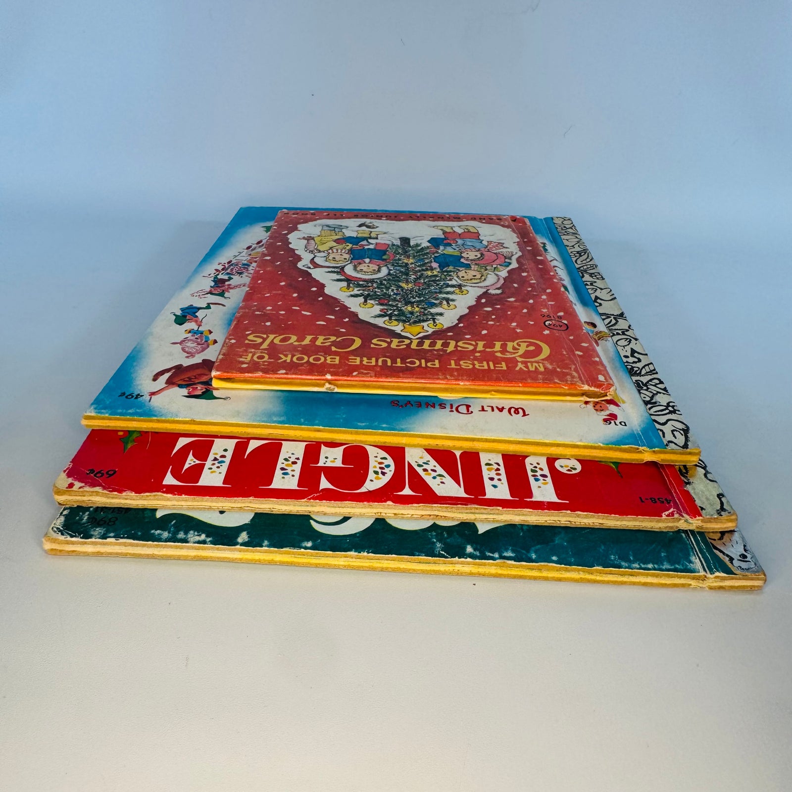 Vintage Christmas Children’s Book Bundle — Jingle Bells, Frosty the Snow Man, Santa’s Toy Shop & My First Picture Book of Christmas Carols — Little Golden Books + Rand McNally | Holiday Picture Books, Children’s Christmas Picture Books / Holiday Stories