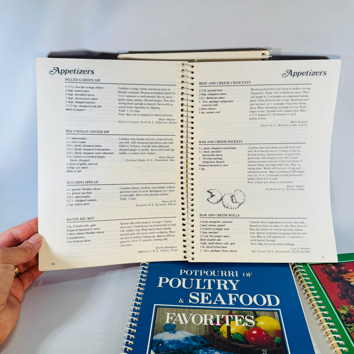 Vintage Boxed Cookbook Set — CookBook Collectibles (1985) — Favorite Recipes Press | 4 Spiral-Bound Volumes, Vintage Cookbooks / Home Economics