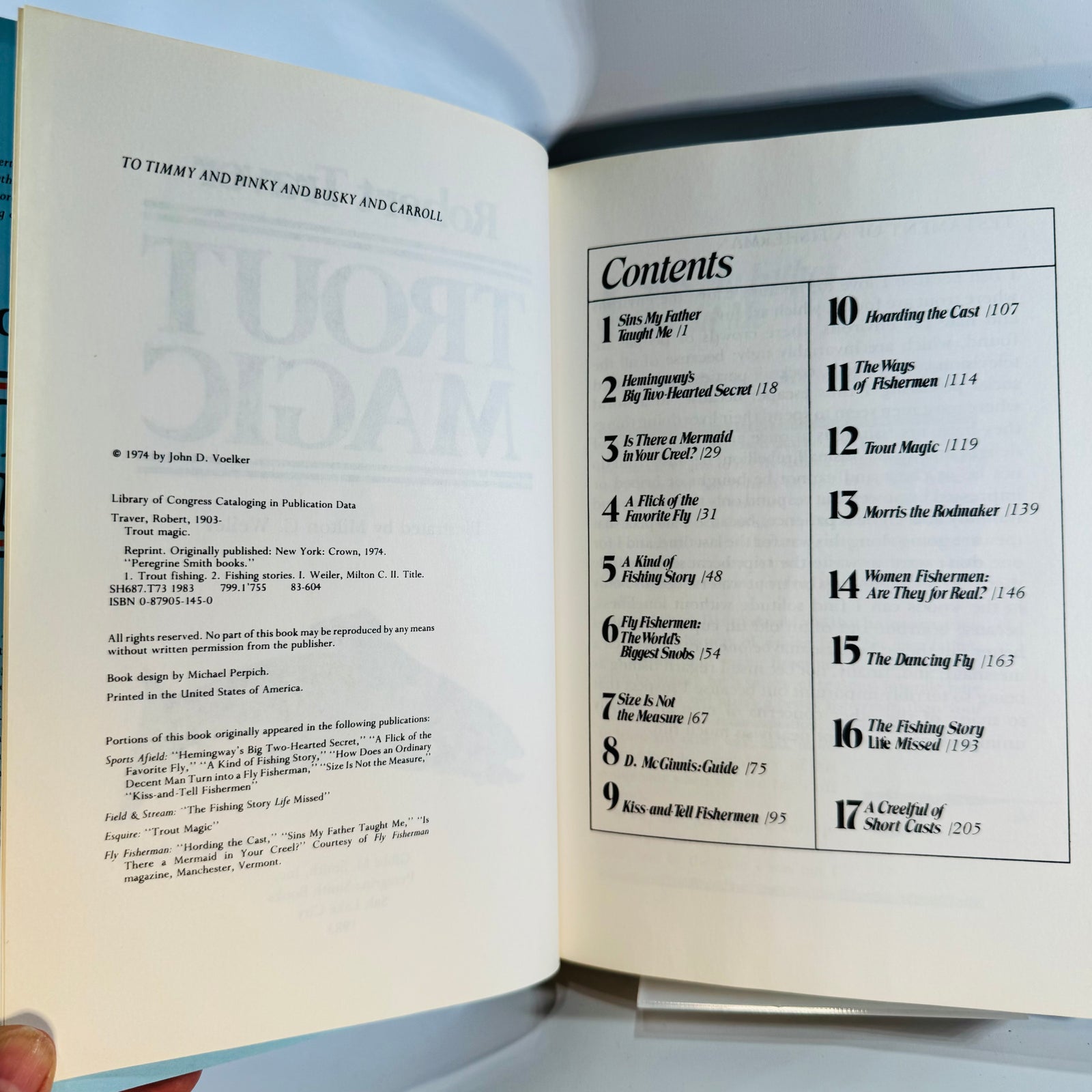 Vintage Fishing Essays Book — Trout Magic (1983) — Robert Traver | Illustrated Dust Jacket, Angling Humor, Sporting Essays / Fishing Literature
