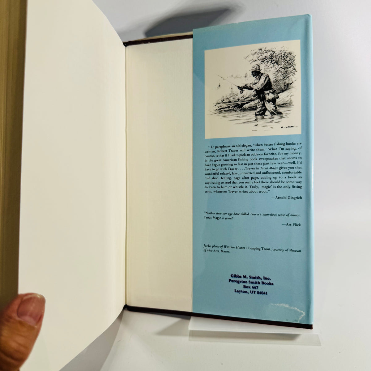 Vintage Fishing Essays Book — Trout Magic (1983) — Robert Traver | Illustrated Dust Jacket, Angling Humor, Sporting Essays / Fishing Literature