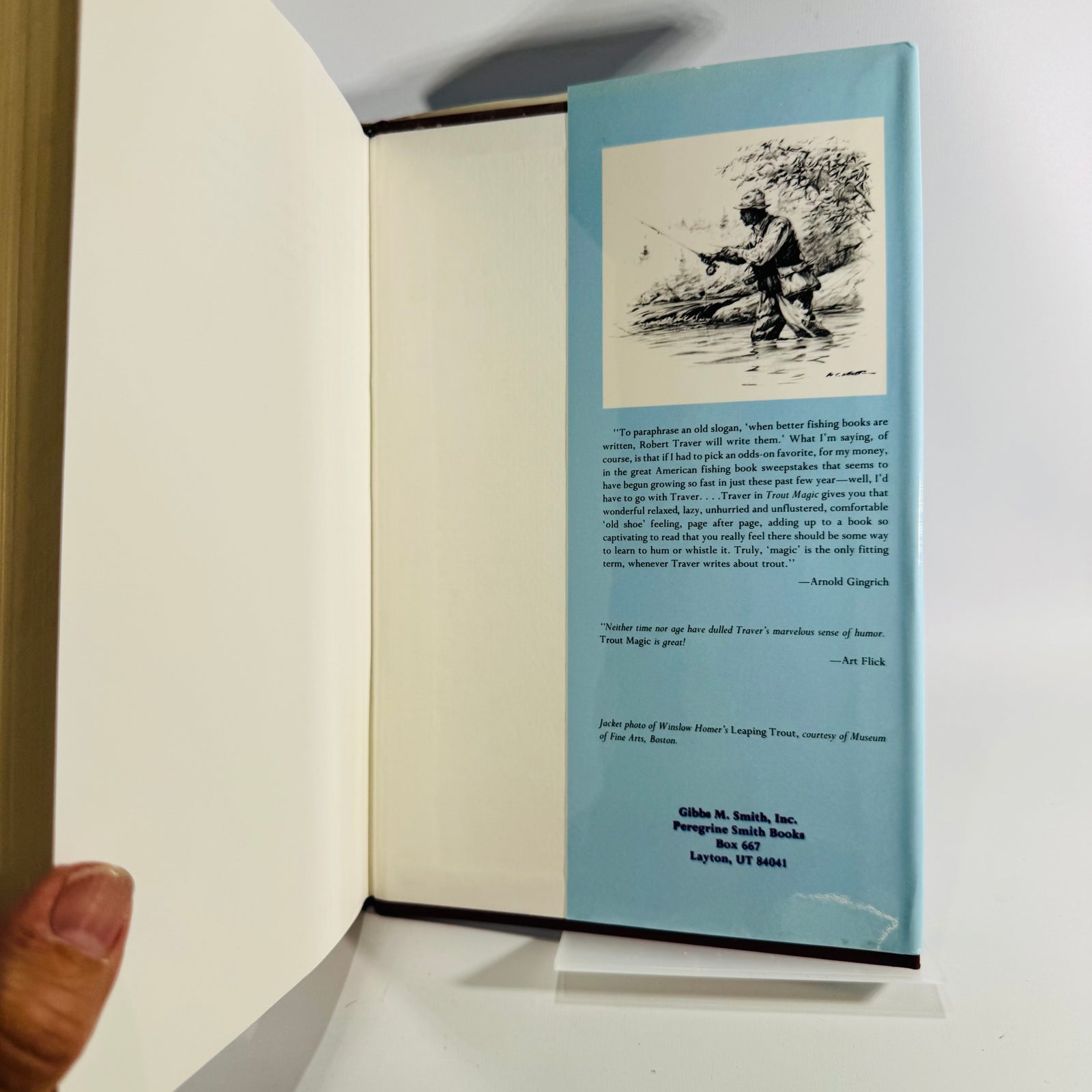 Vintage Fishing Essays Book — Trout Magic (1983) — Robert Traver | Illustrated Dust Jacket, Angling Humor, Sporting Essays / Fishing Literature