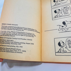 Seven Charlie Brown & Snoopy Cartoon Paperbacks by Charles M. Schulz (1954–1966), Fawcett Crest