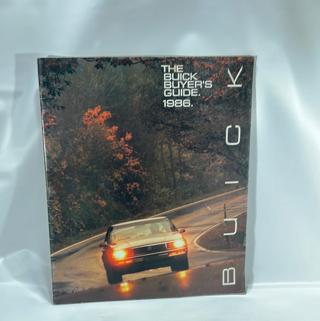 The Buick Buyer's Guide 1986 Dealers Advertising Catalog General