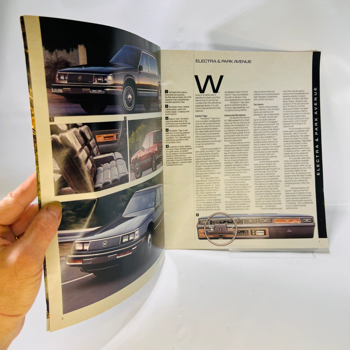 The Buick Buyer's Guide 1986 Dealers Showroom Advertising Catalog Brochure Guide Cars & Station Wagon by General Motors