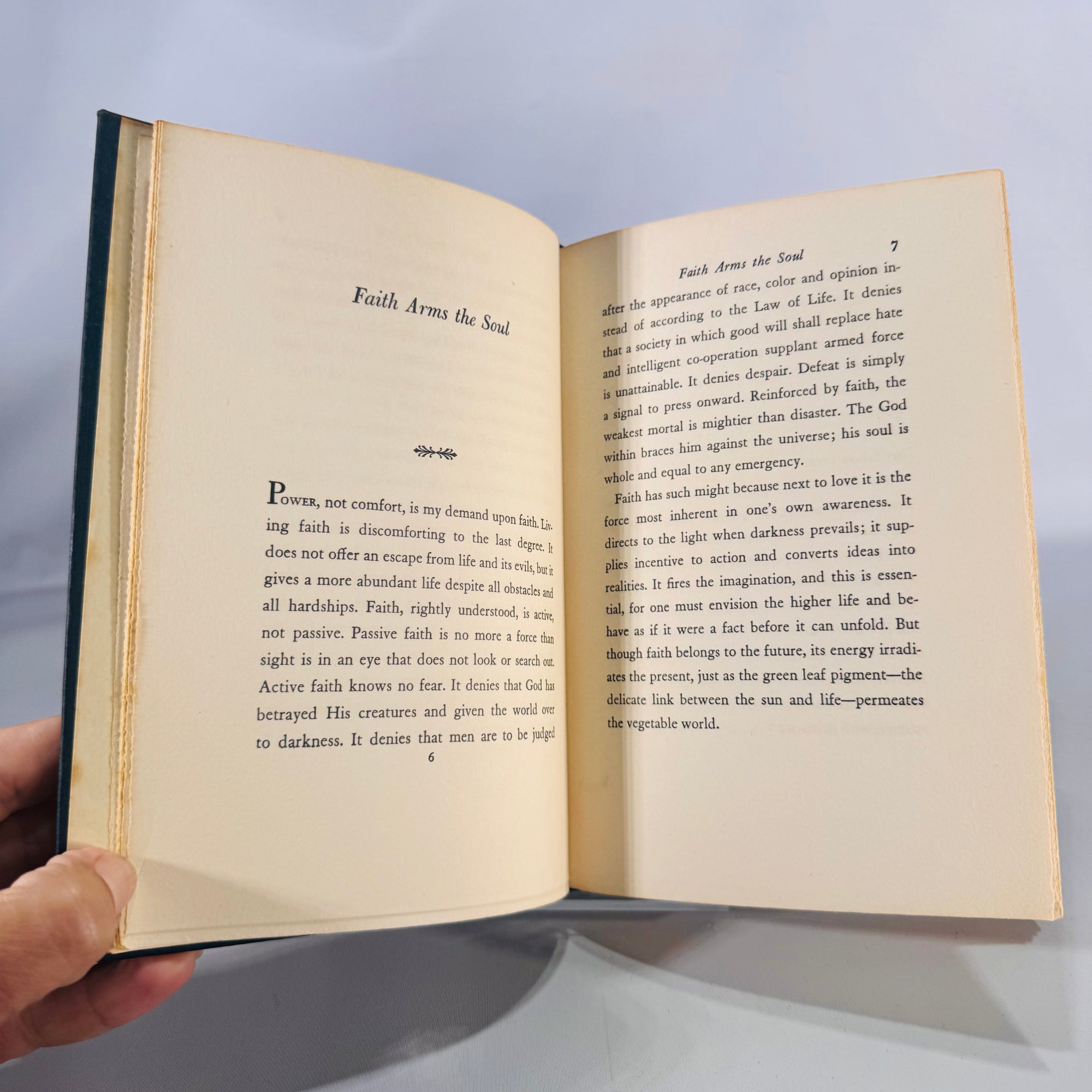 Let Us Have Faith (1950) — Helen Keller | Doubleday hardcover, Inspirational Essays