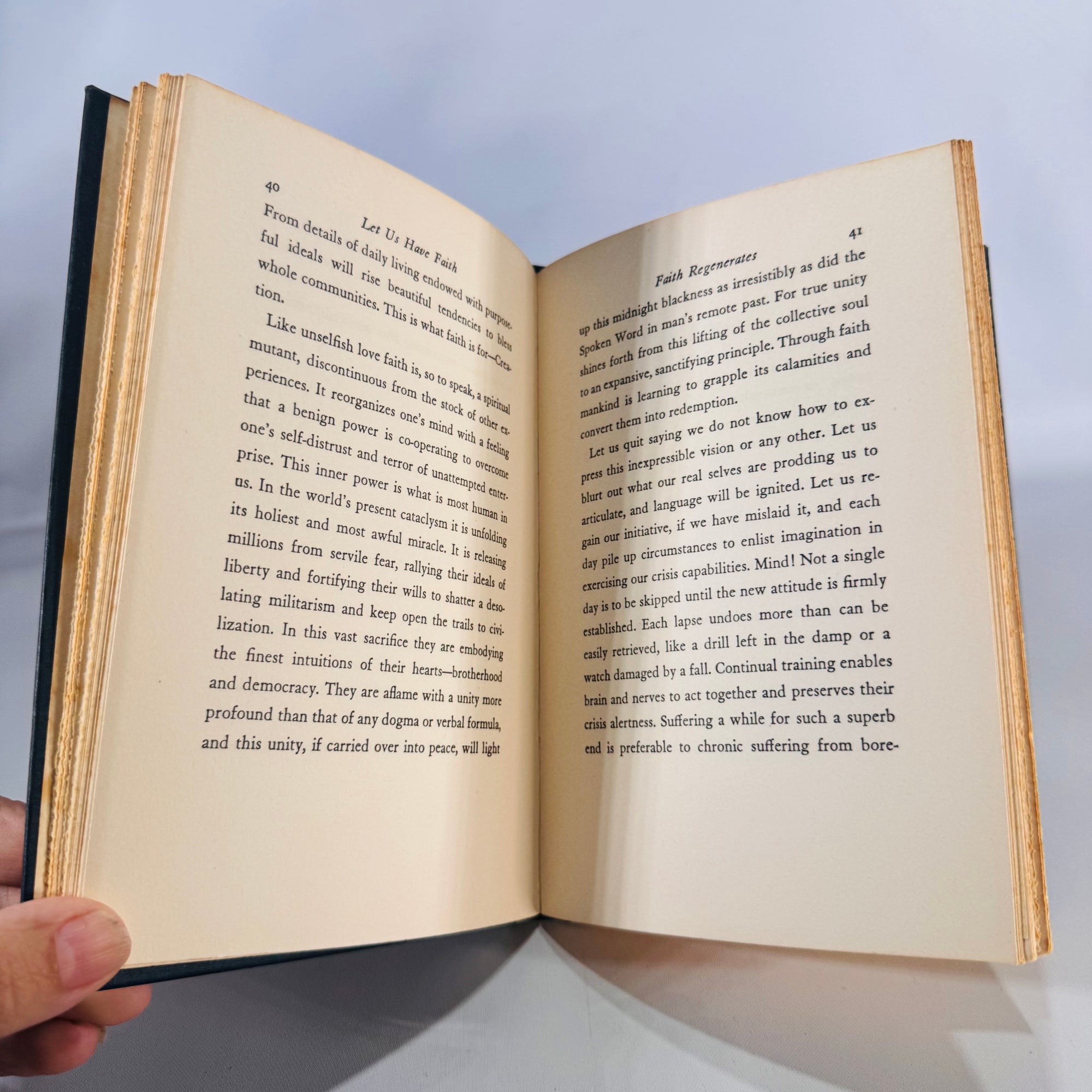 Let Us Have Faith (1950) — Helen Keller | Doubleday hardcover, Inspirational Essays