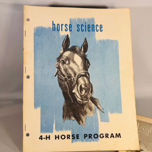 Diseases of the Horse (1923 Rev. Ed.) + Light Horses + 4-H Horse Science — USDA/US Gov. Printing Office & Ensminger | Illustrated Set, Veterinary Reference