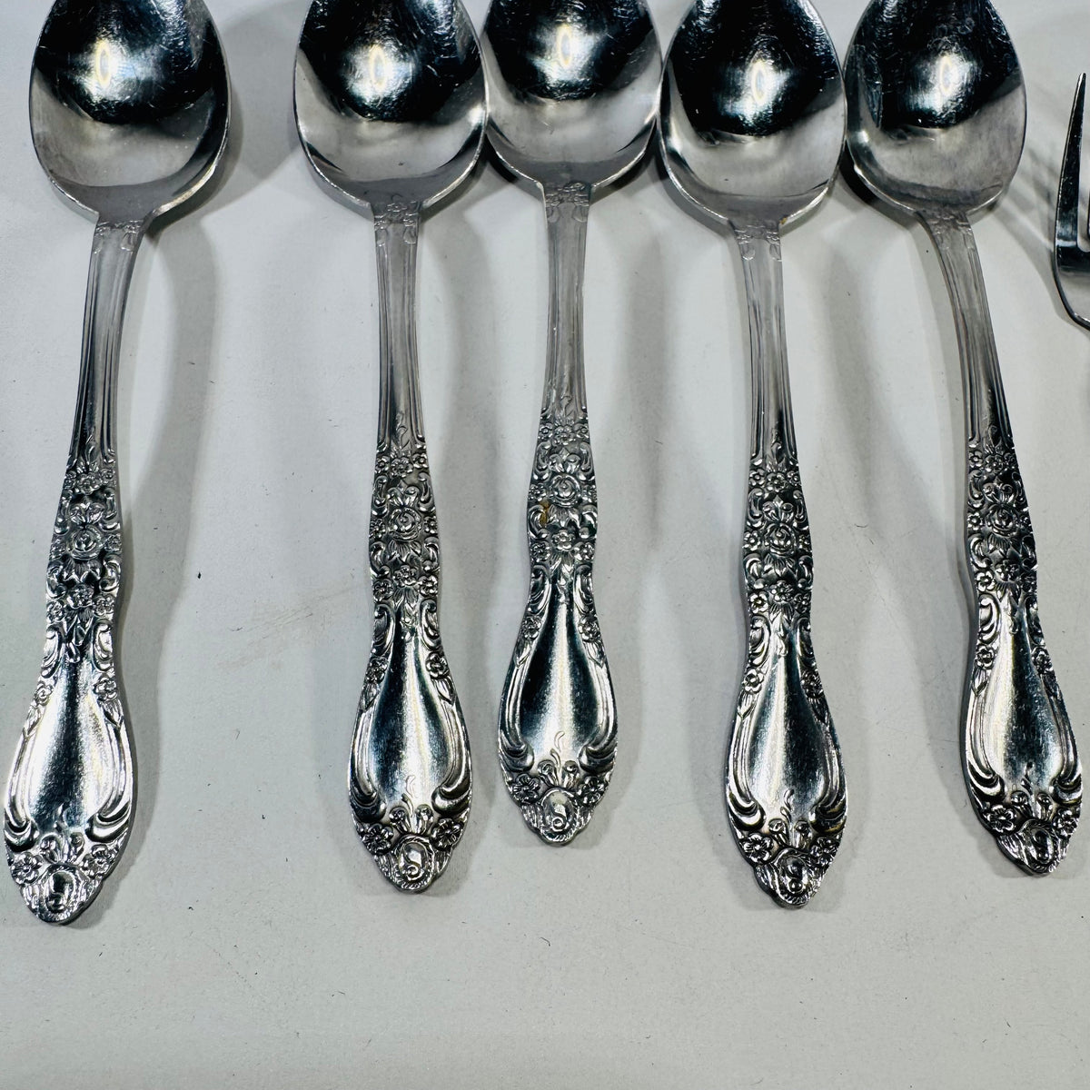 Northland Carolina Stainless Flatware Lot of 8 Spoons Forks Korea