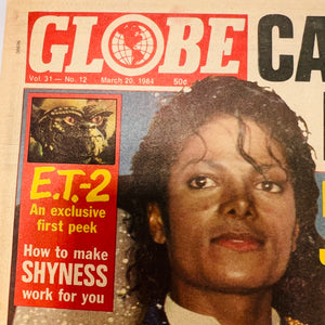 Michael Jackson Globe Magazine March 20, 1984 Vol 31- No 12 Collectable Advertising