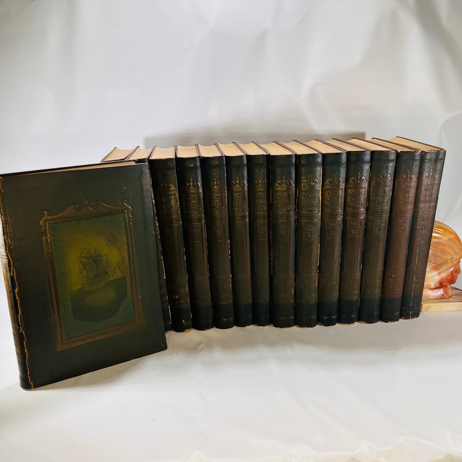 The Real America in Romance Complete in 13 Volumes 1909 & The American Crusade 2 Volumes 1927 Art Edition William Wise & Company