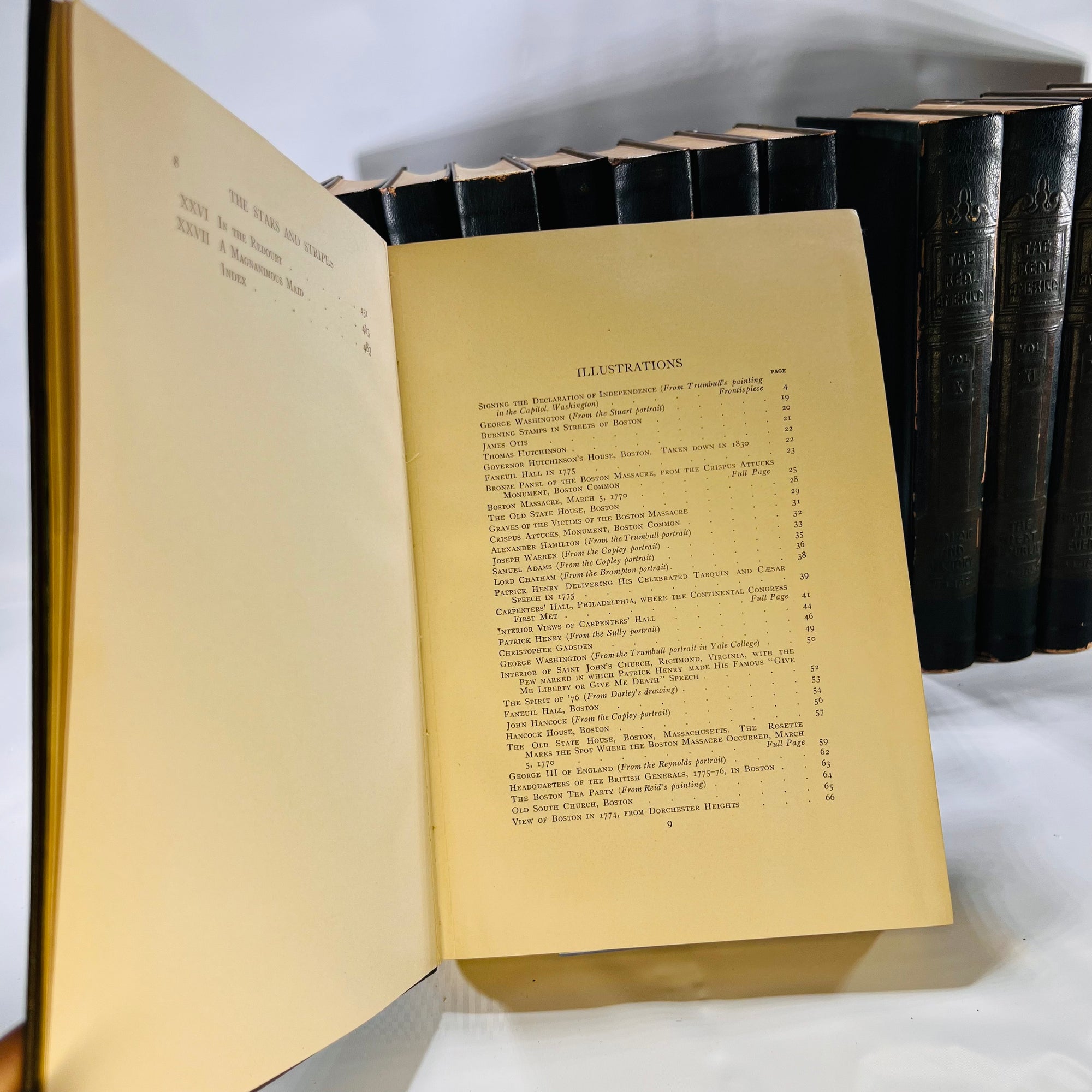 The Real America in Romance Complete in 13 Volumes 1909 & The American Crusade 2 Volumes 1927 Art Edition William Wise & Company