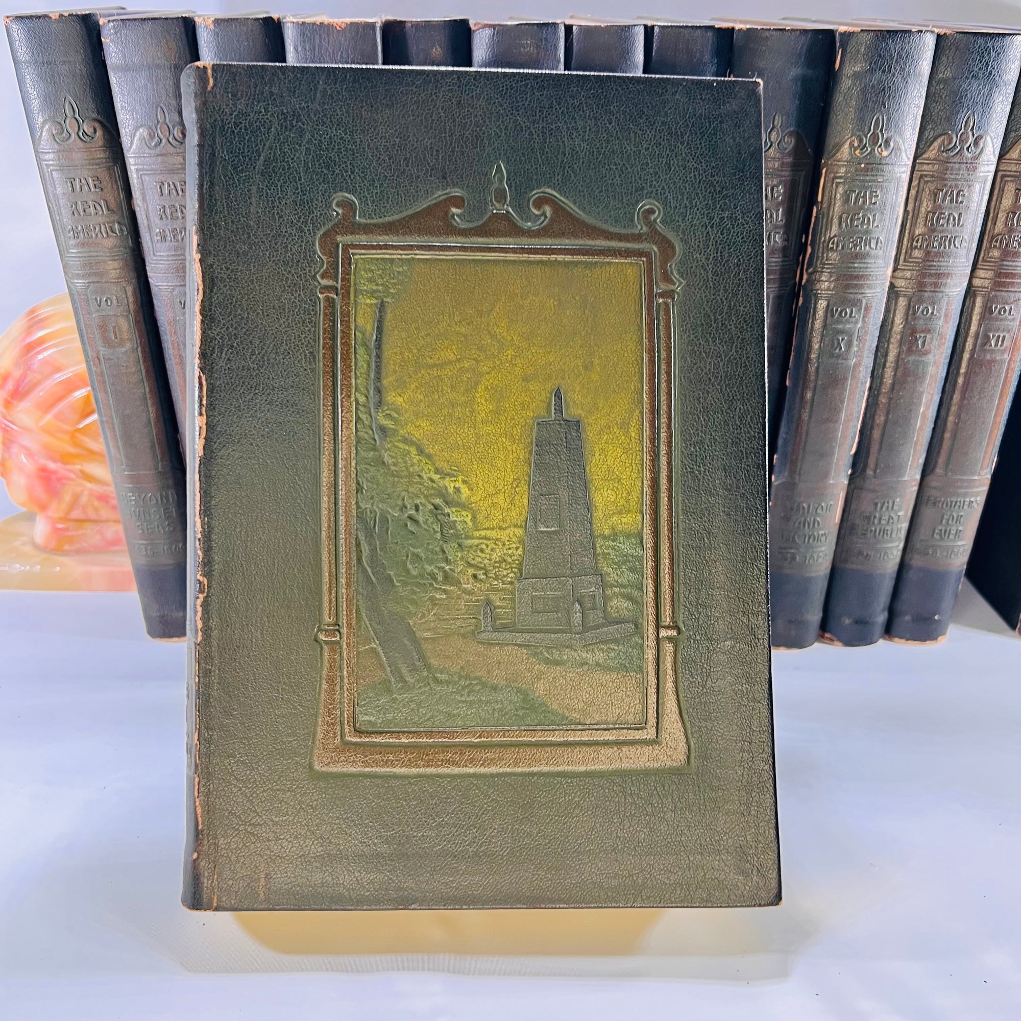 The Real America in Romance Complete in 13 Volumes 1909 & The American Crusade 2 Volumes 1927 Art Edition William Wise & Company