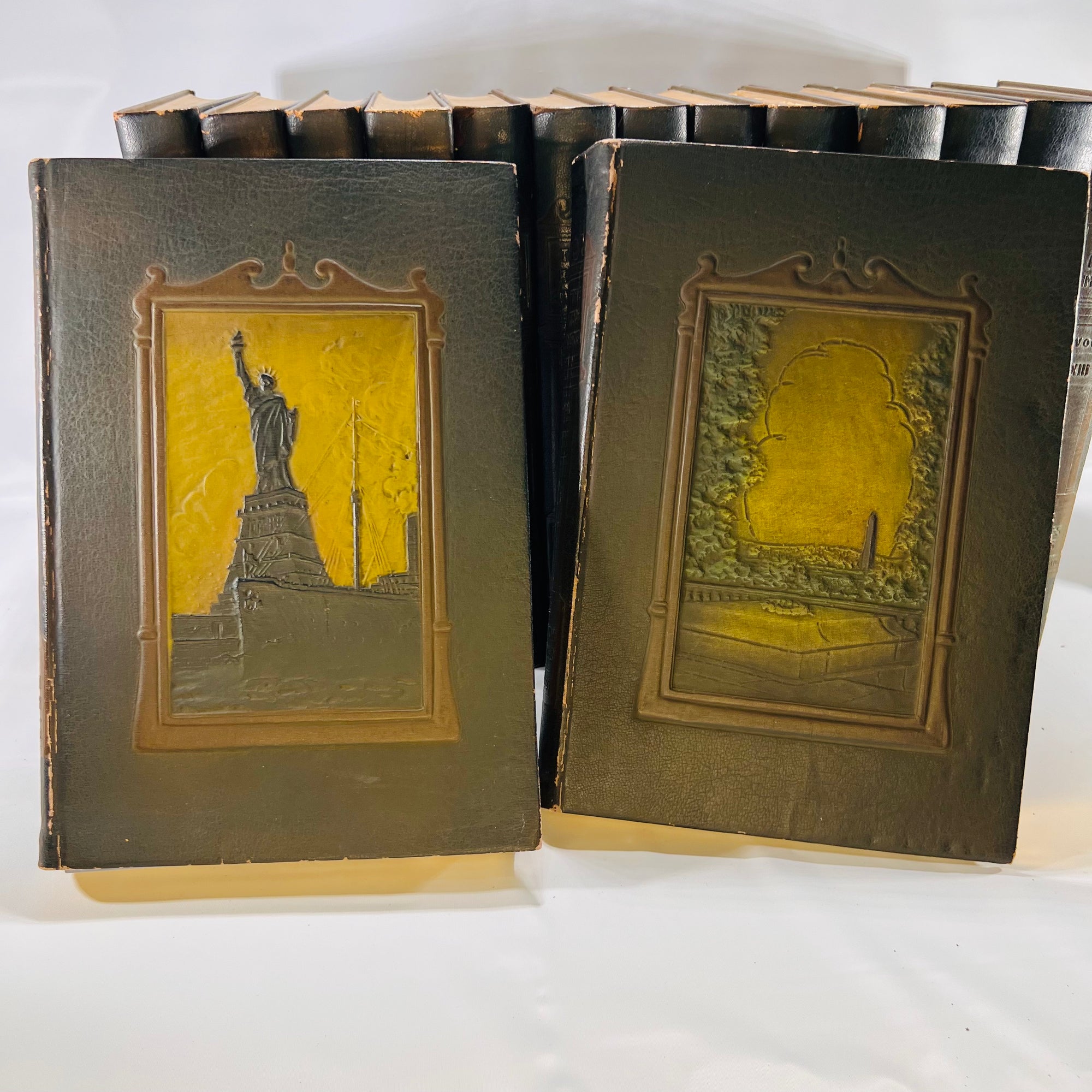 The Real America in Romance Complete in 13 Volumes 1909 & The American Crusade 2 Volumes 1927 Art Edition William Wise & Company