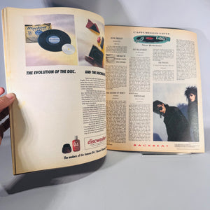 Music Magazine, Rock Memorabilia — Rock Express Vol. 12, Issue 123 (April, late 1980s) — Robert Plant Cover | Aerosmith, Morrissey, Michael J. Fox,