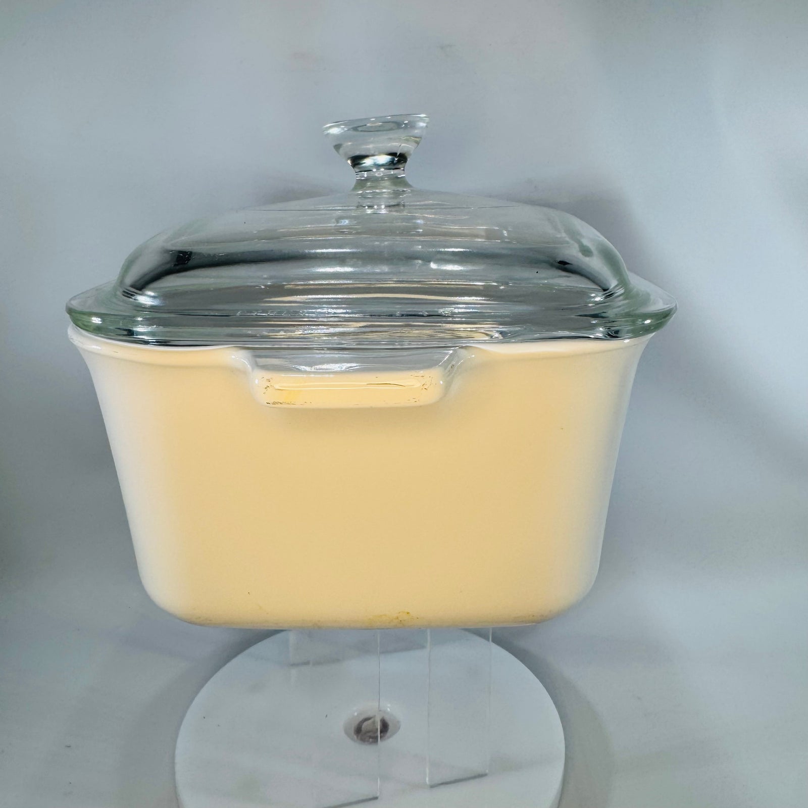 Vintage Corning Ware Wildflower Casserole Dish P-4-B with Glass Lid Petite Pan 1.5 Quart Floral Baking Dish