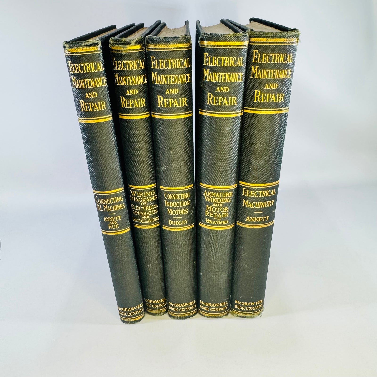 Vintage Electrical Engineering Book Set | McGraw-Hill 1913–1921 | 5 Volumes