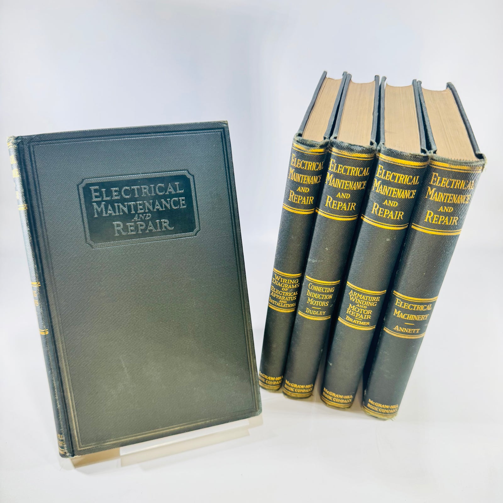 Vintage Electrical Engineering Book Set | McGraw-Hill 1913–1921 | 5 Volumes