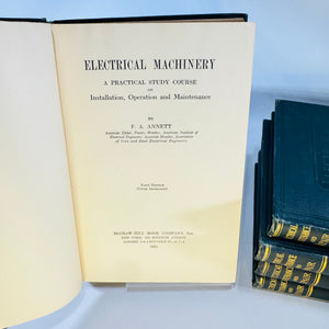 Vintage Electrical Engineering Book Set | McGraw-Hill 1913–1921 | 5 Volumes